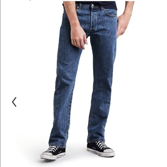 Levi's Other - Levi’s 501 button fly straight fit jeans size 36 waist